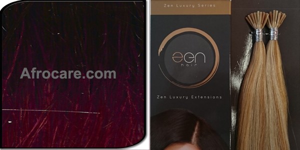 Zen Luxury I-Tip Hair Extensions 22 inch Colour T400-Burg