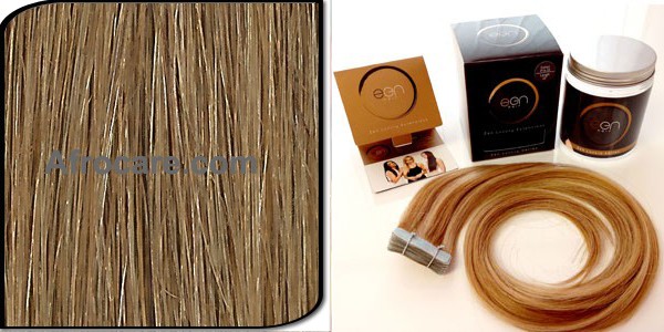 Zen Luxury, Pretaped Hair extensions 22 inch Colour #10