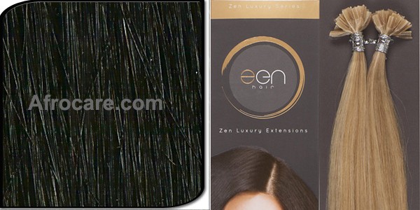Zen Luxury U-Tip Hair Extensions 18 inch Colour #1