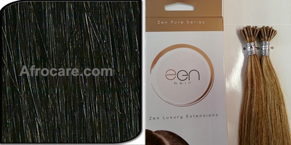 Zen Pure I-Tip Hair Extensions 18 inch Colour #1