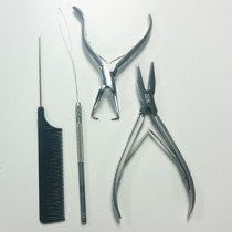 Zen I-tip (stick-tip) applicator kit for prebonded hair (Loop tool)