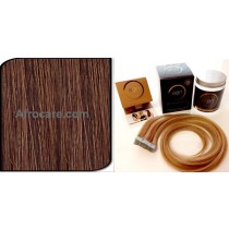 Zen Luxury, Pretaped Hair extensions 22 inch Colour #33